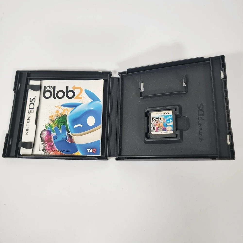 De Blob 2 (Nintendo DS, 2011) Game And Case, Tested And Working
